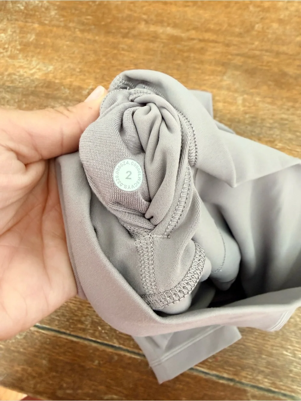 lululemon athletica Light Gray High-Rise Leggings